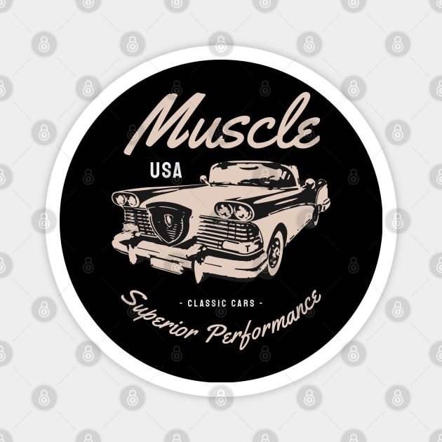 muscle usa superior performance Magnet by busines_night